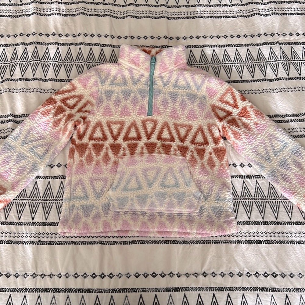 Cat & Jacket Warm Fuzzy Half Zip Puller Over | Size S 6/6x